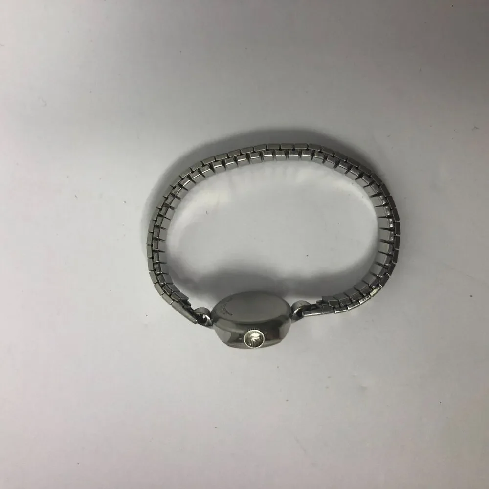 VTG Wittnauer Ladies Cocktail Watch 10k RPG Bezel Stainless Steel Back
